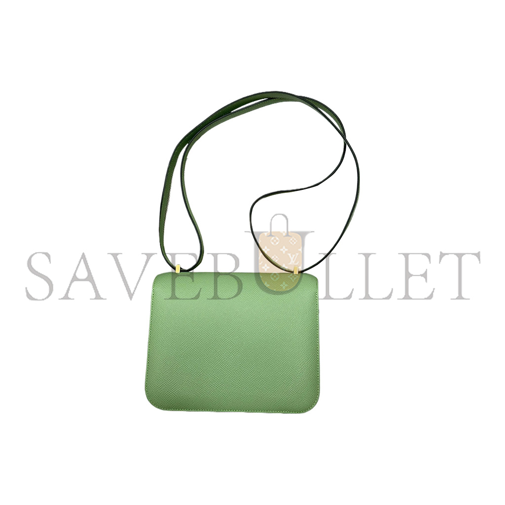 H**mes master constance 18 epsom 3i vert criquet h085976ccaa (19*15*4cm)